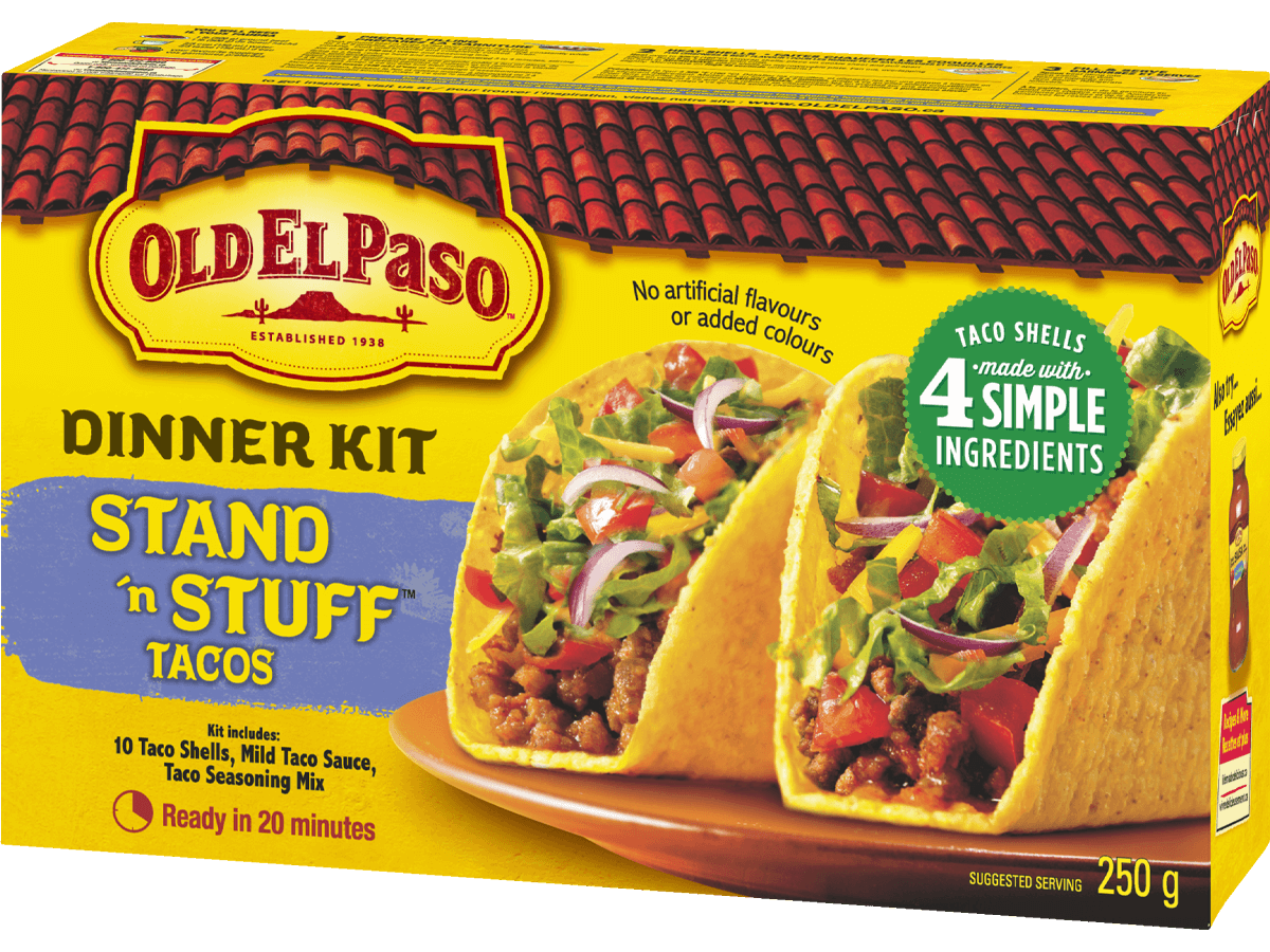 Stand and Stuff Tacos Dinner Kit