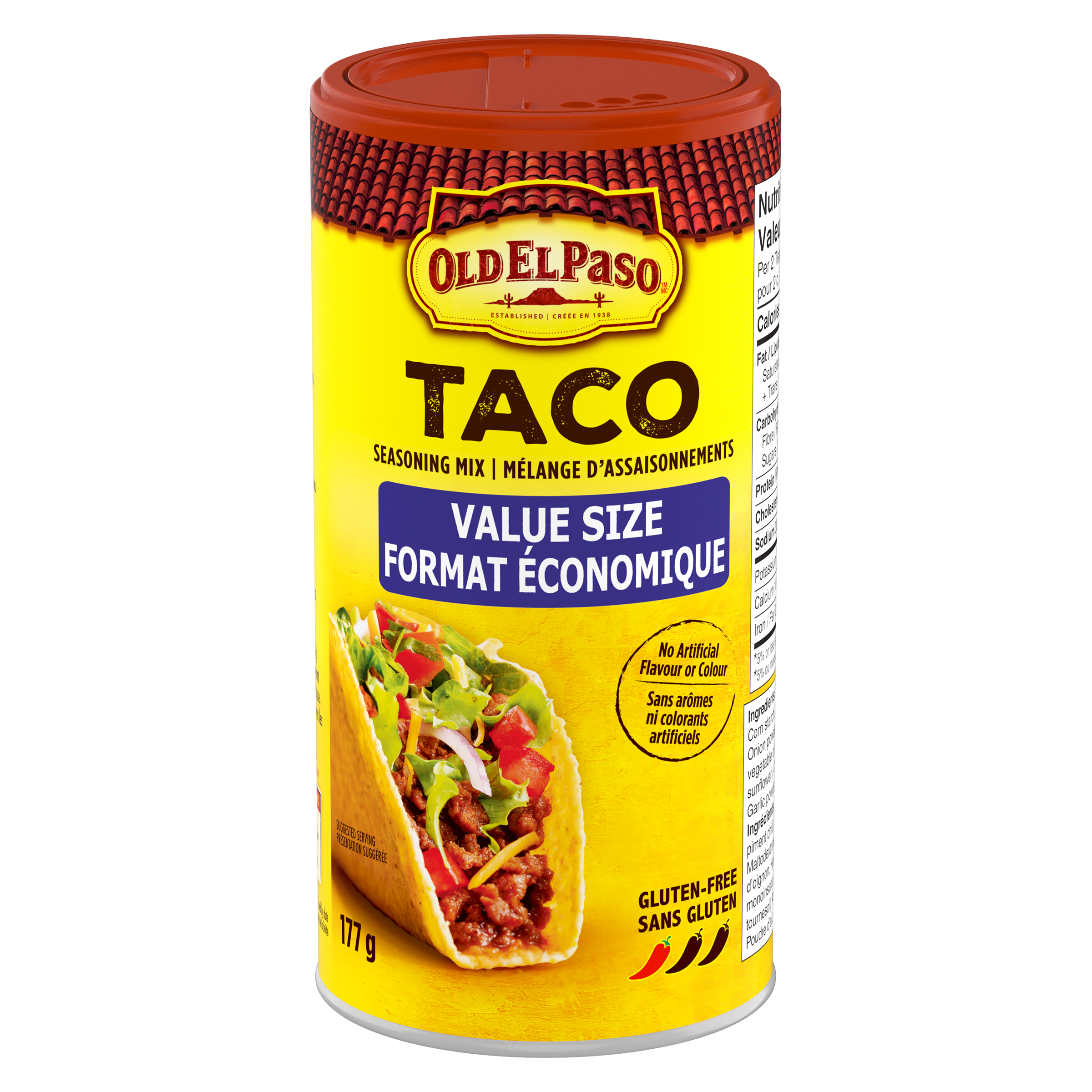 Taco Seasoning Mix Original Value Size