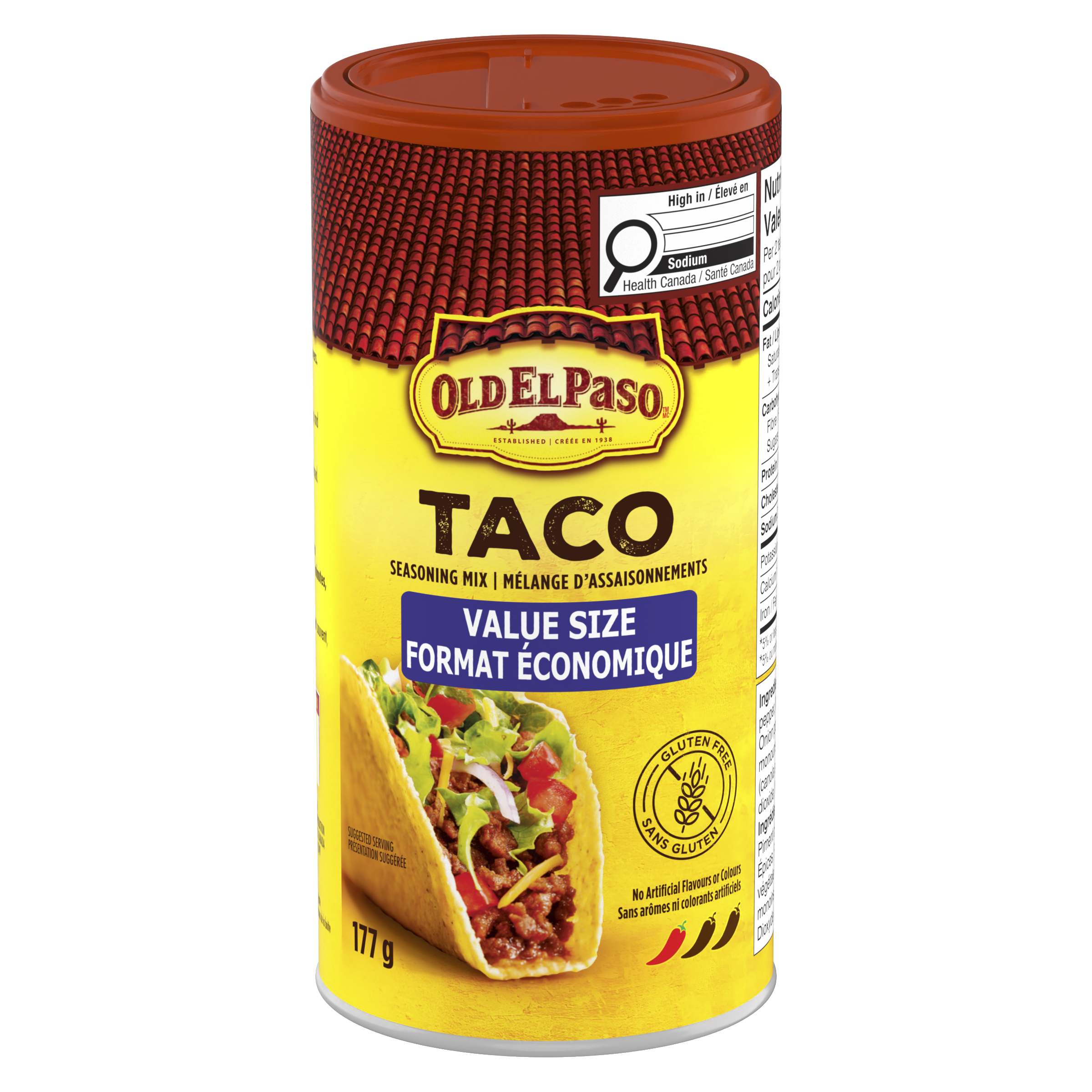 Taco Seasoning Mix Original Value Size