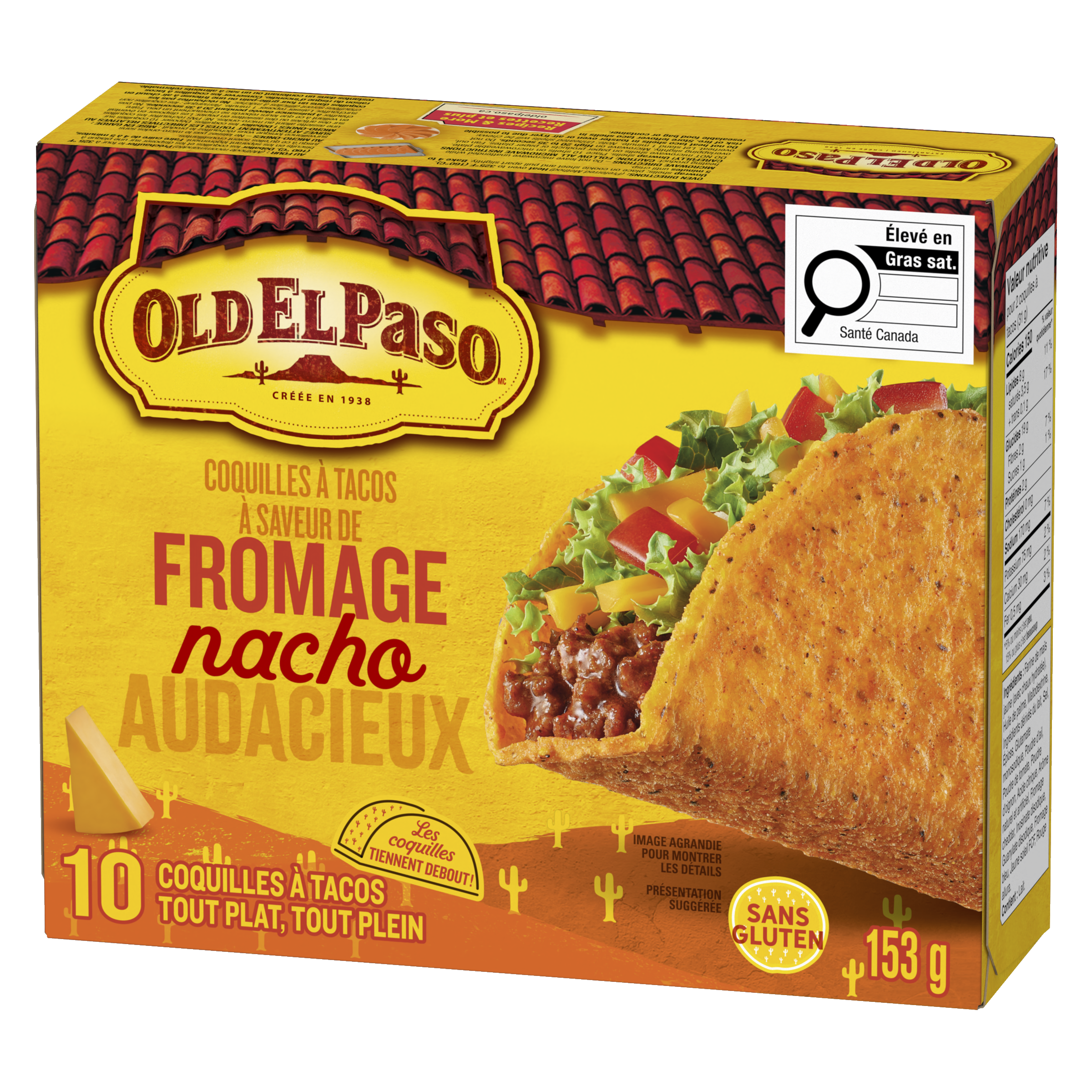 Bold Nacho Cheese Flavoured Taco Shells
