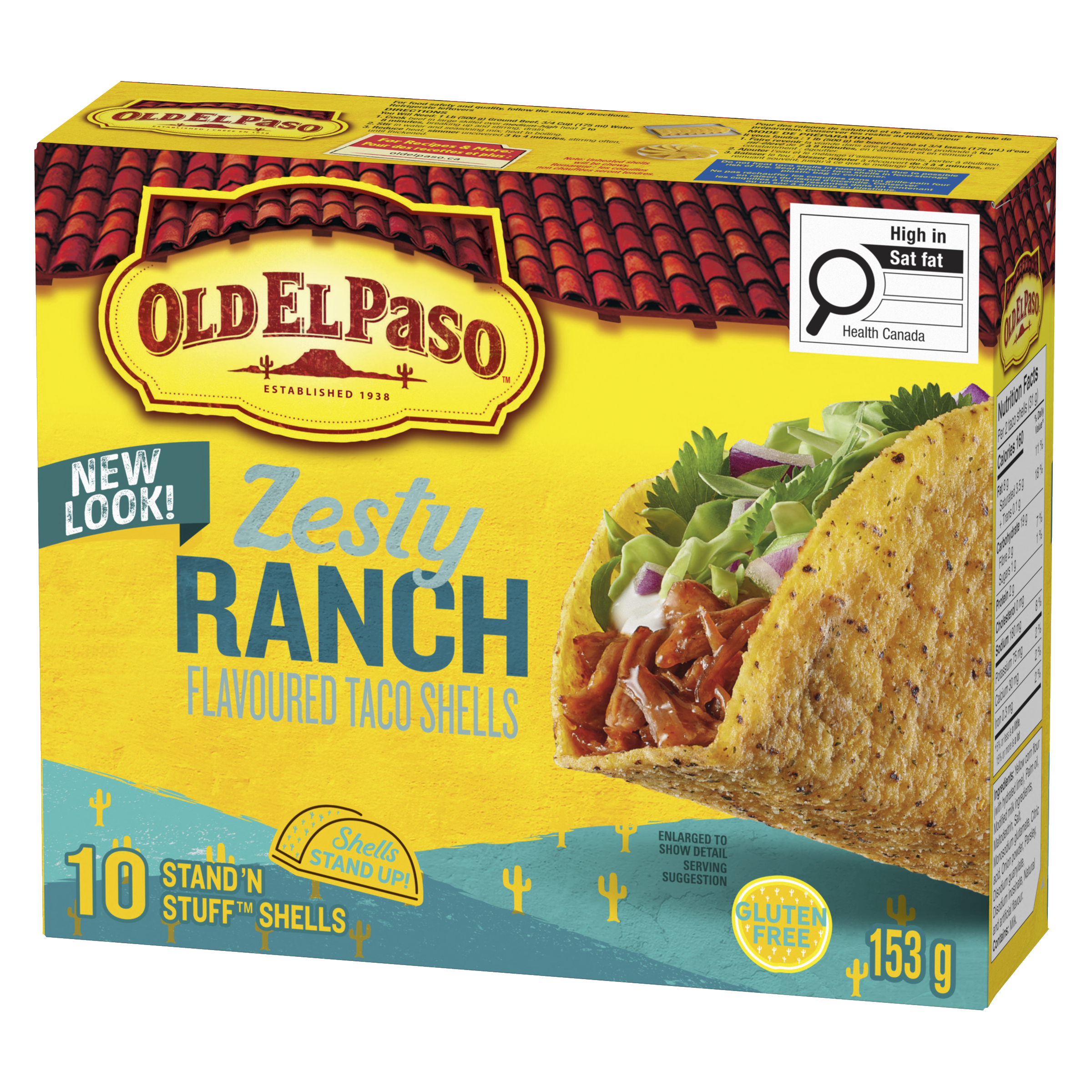 Zesty Ranch Flavoured Taco Shells