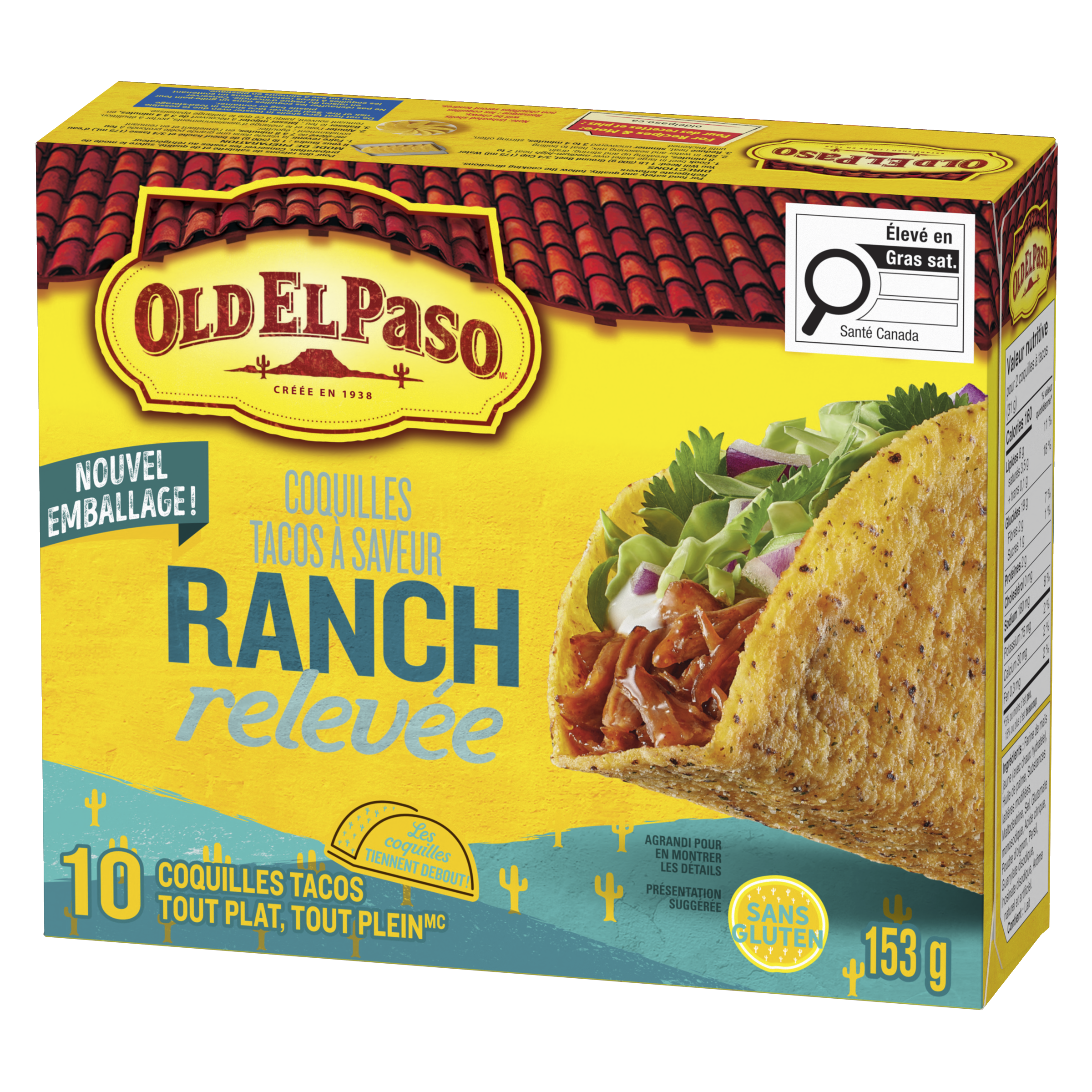 Zesty Ranch Flavoured Taco Shells