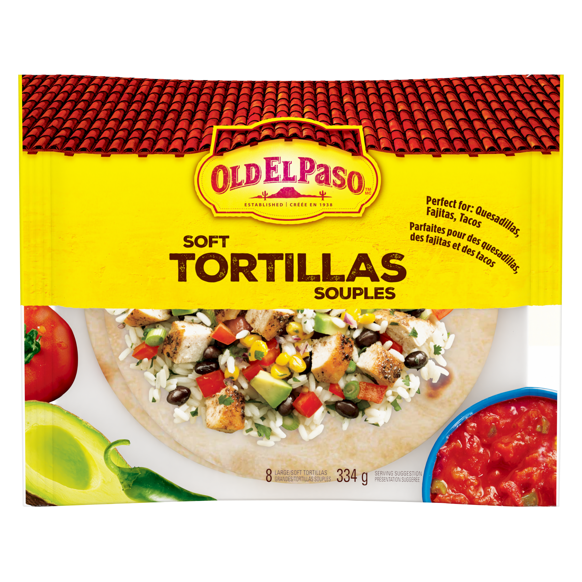 Tortillas Souples Grandes