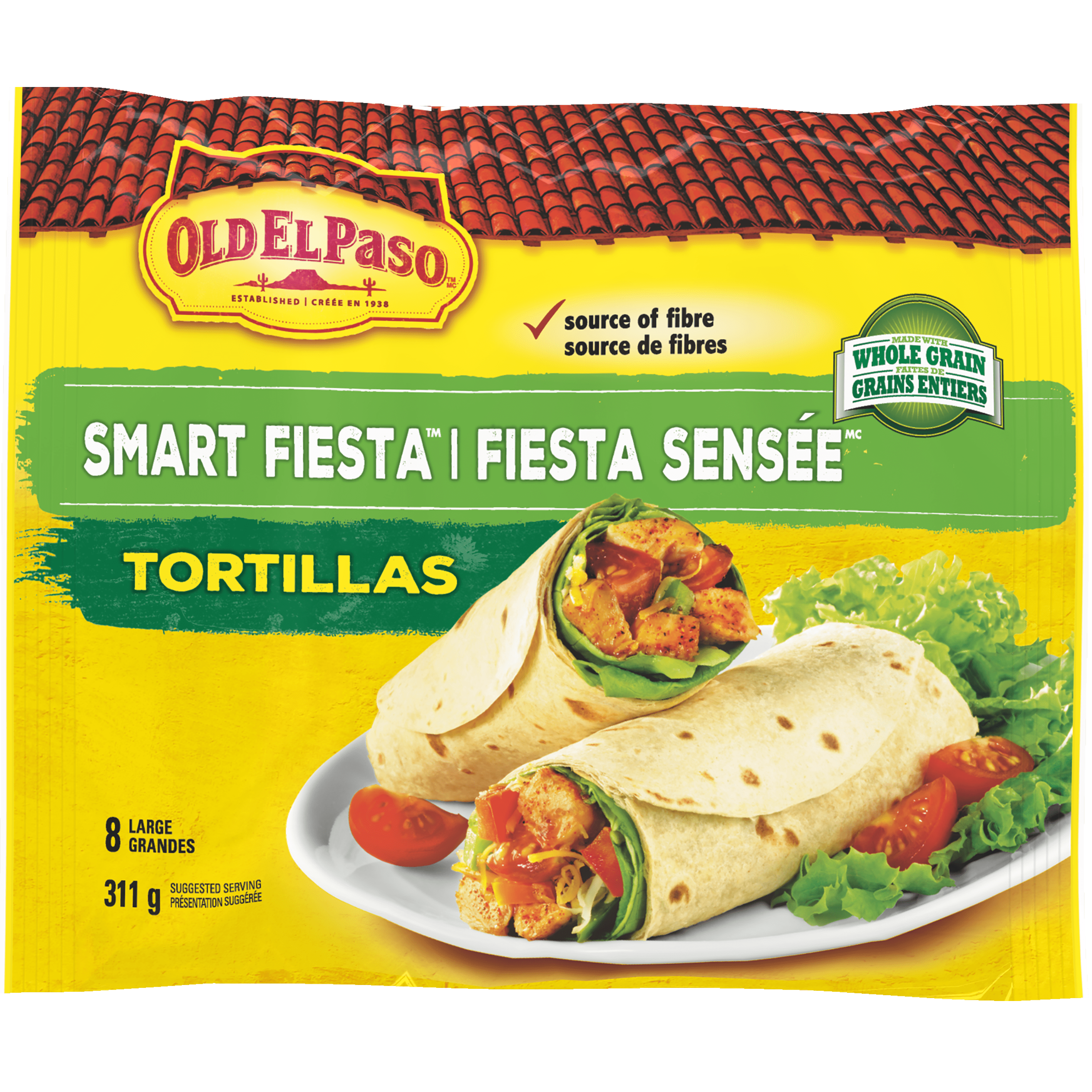 Fiesta Sensee Tortillas Grandes Grains Entiers