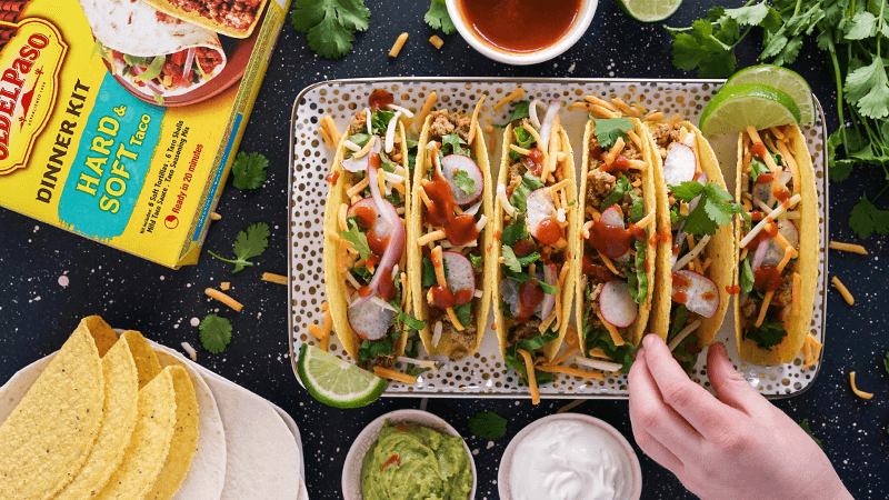 Délicieux tacos à la dinde hachée faciles à préparer