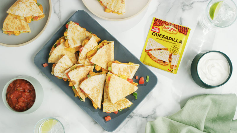 Quesadillas au poulet faciles à préparer