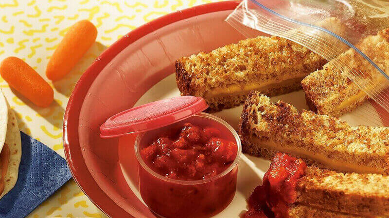 Make-Ahead Grilled Cheese and Salsa